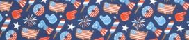 Patriotic Celebration dog collar