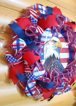 Patriotic Eagle Wreath #3