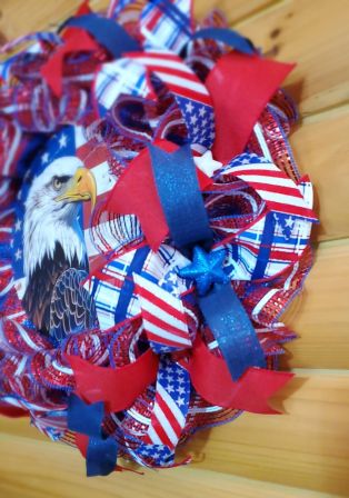 Patriotic Eagle Wreath #4