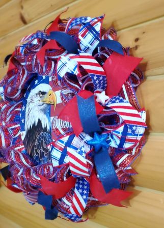 Patriotic Eagle Wreath #2