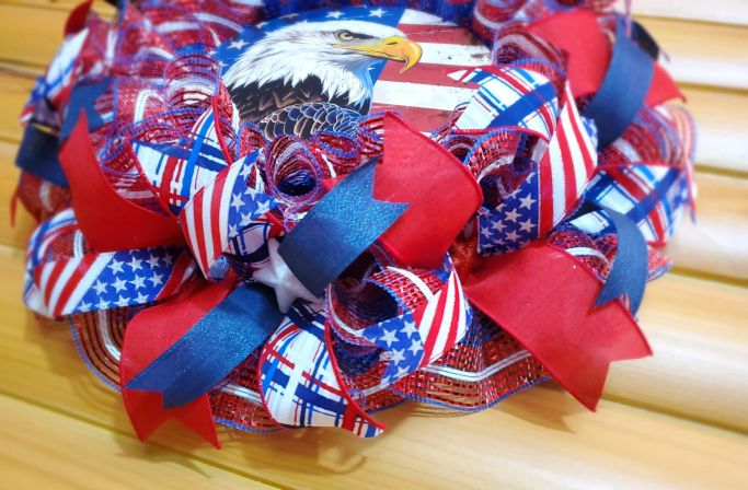 Patriotic Eagle Wreath #8