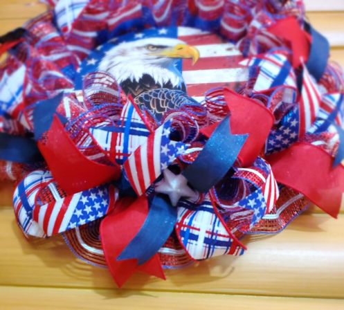 Patriotic Eagle Wreath #7