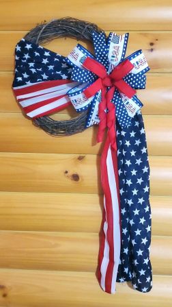 Patriotic Flag Wreath #3