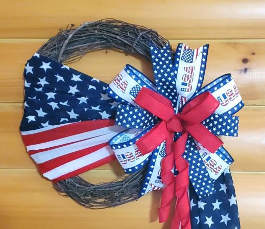Patriotic Flag Wreath #2