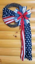 Patriotic Flag Wreath