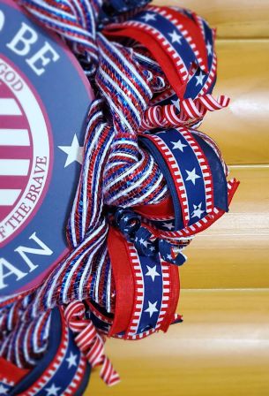 Proud To Be American Wreath #4