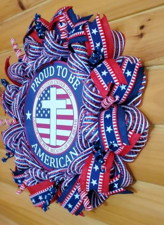 Proud To Be American Wreath #2