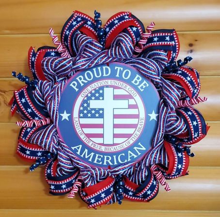 Proud To Be American Wreath