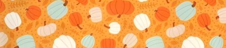 Pumpkins on Orange dog collar