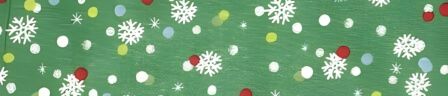 Snowflakes and Sprinkles dog collar
