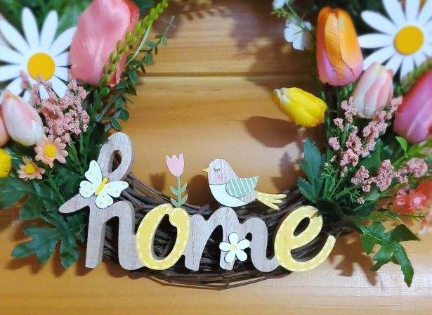 Spring Florals Home Wreath #2