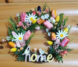 Spring Florals Home Wreath