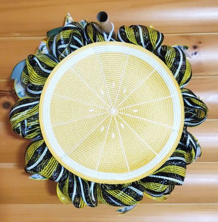 Squeeze The Day Lemon Wreath #5