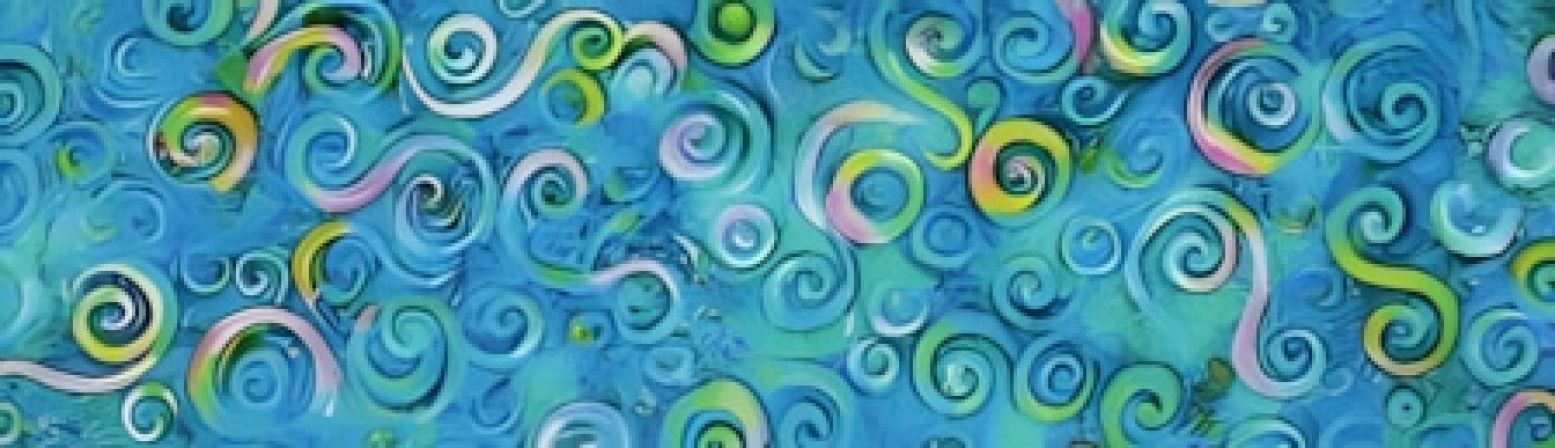 Squiggle Aqua Fizz dog collar #3