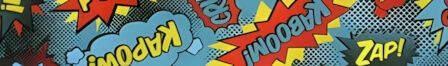 Super Words Blue dog collar #2