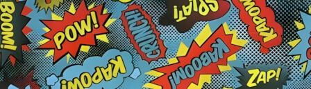Super Words Blue dog collar #3