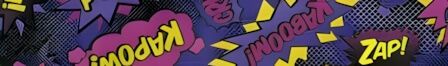 Super Words Purple dog collar #2