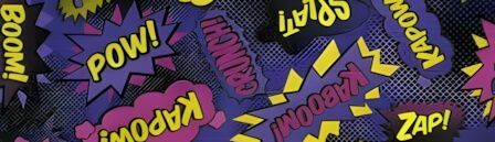 Super Words Purple dog collar #3