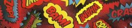 Super Words Red dog collar