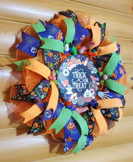 Trick or Treat Wreath #3