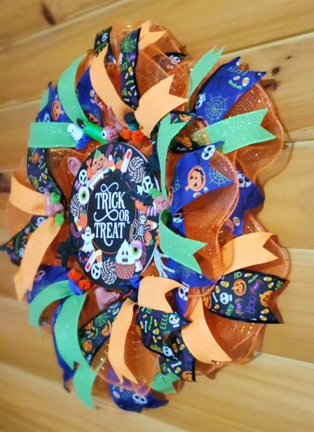 Trick or Treat Wreath #2