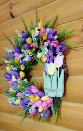 Tulips Wreath 02 #2