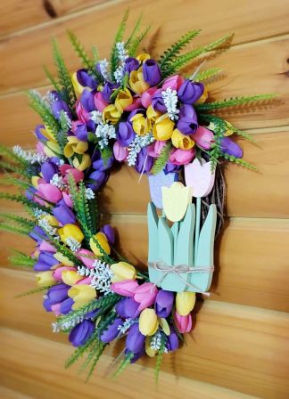 Tulips Wreath 03 #2