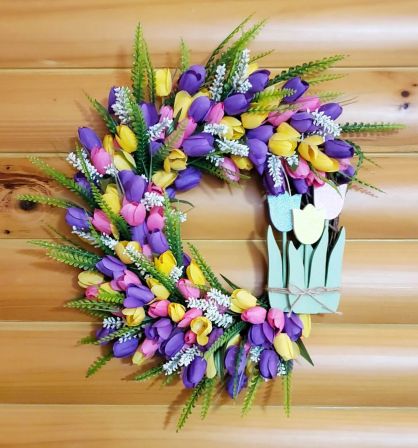 Tulips Wreath 03