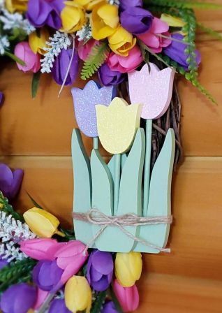 Tulips Wreath 03 #4