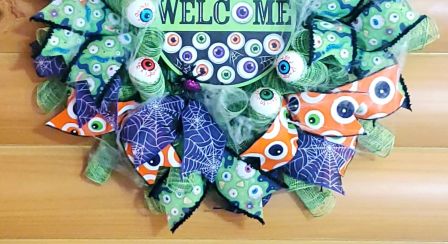 Welcome EyeBalls Wreath #5