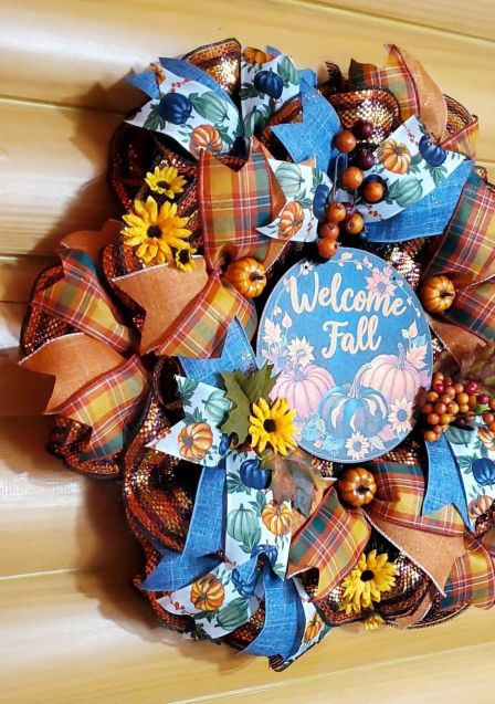 Welcome Fall Wreath #4