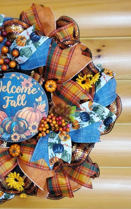Welcome Fall Wreath #3