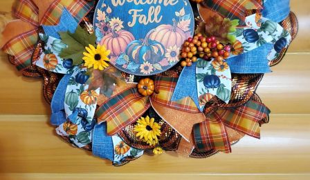 Welcome Fall Wreath #7