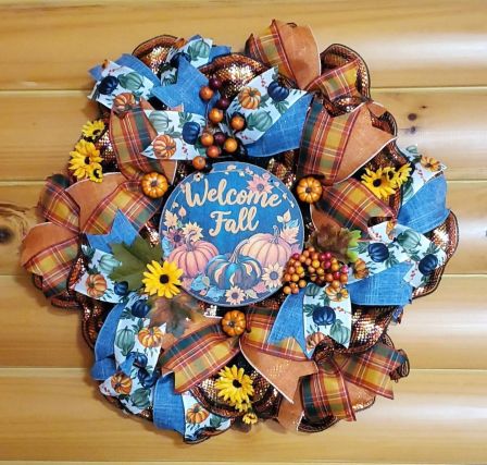 Welcome Fall Wreath