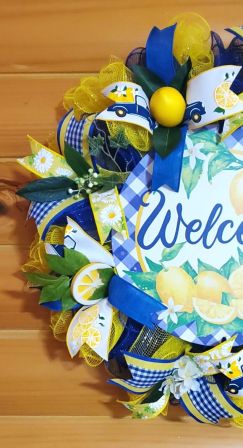 Welcome Lemon Wreath #5