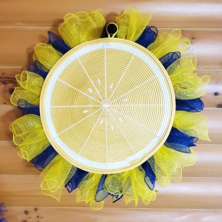 Welcome Lemon Wreath #6