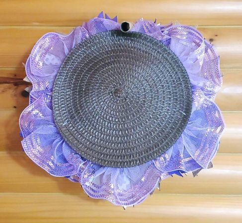 Welcome Purple Cow Wreath #5